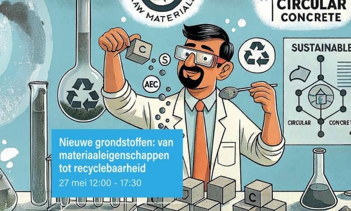 Symposium Betontechnologie 2026 over nieuwe grondstoffen voor beton